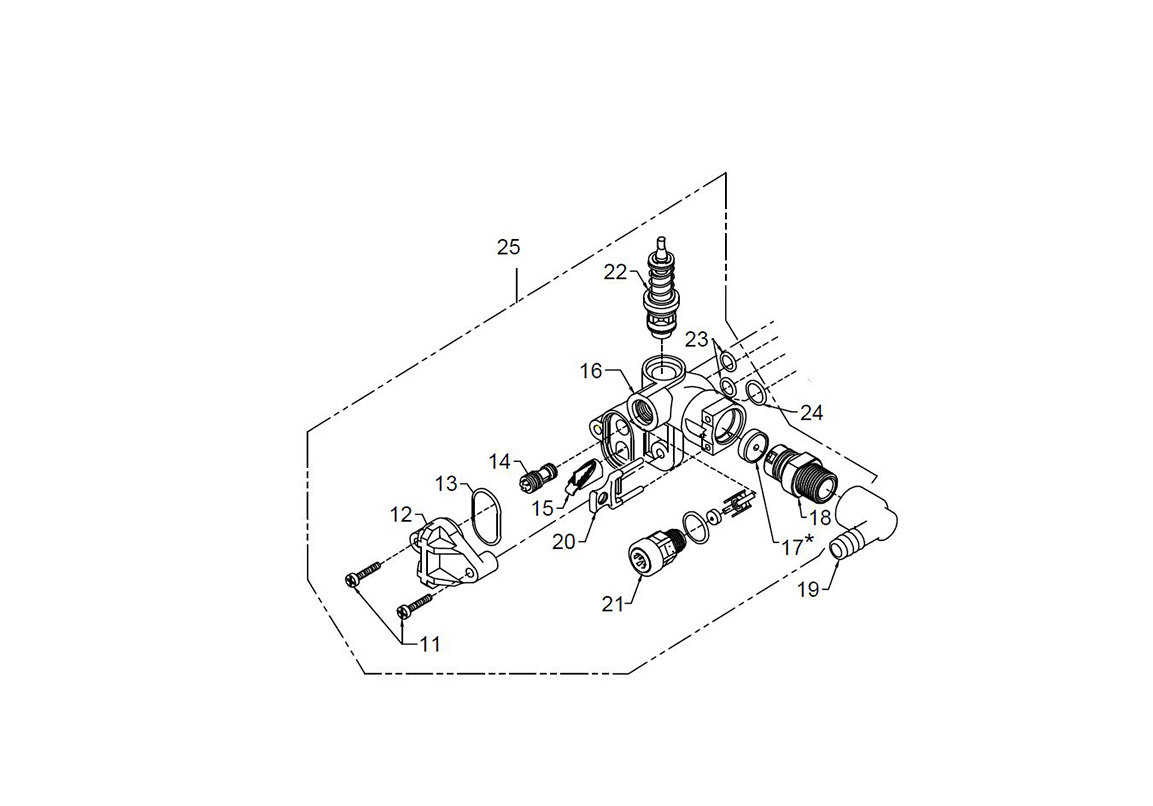 New Style WaterSoft Isobar 1 Injector Module Assembly